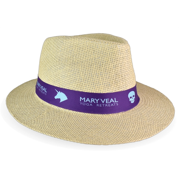 Natural Classic Fedora Hat with fully customized band... from ASI 72657 Active Life Promo / Apres Ski Active Life Promo