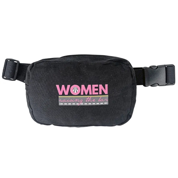 Black Canvas CrossBody Pack, 5"H x 8"W x 2.5" Full Side... from ASI 67557 LimeLight Ent / Limelight USA