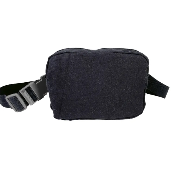 Black Canvas CrossBody Pack, 5"H x 8"W x 2.5" Full Side... from ASI 67557 LimeLight Ent / Limelight USA