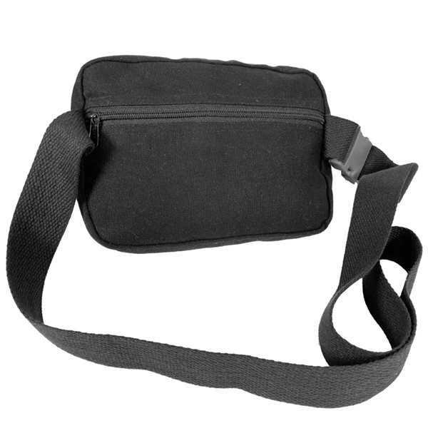 Black Canvas CrossBody Pack, 5"H x 8"W x 2.5" Full Side... from ASI 67557 LimeLight Ent / Limelight USA
