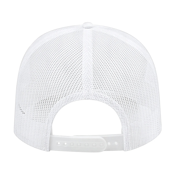 Mid profile five panel structured trucker cap... from ASI 43792 Cap America Inc