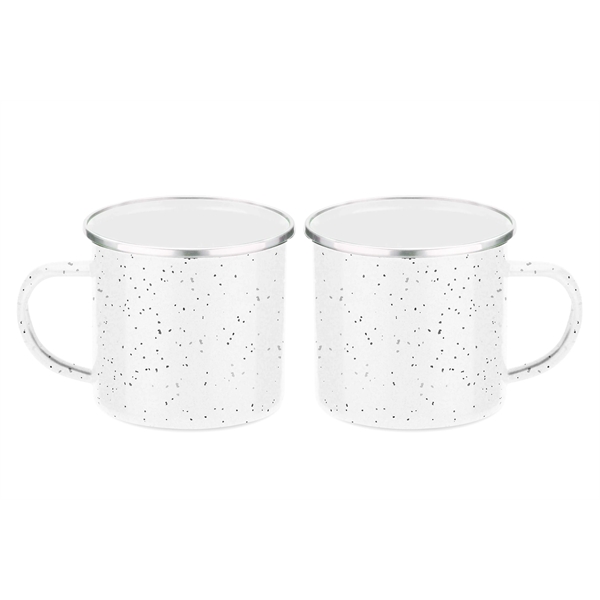 16 Oz. Metal Cowboy Camp Mug with Stainless Steel Rim... from ASI 52475 Xpres LLC