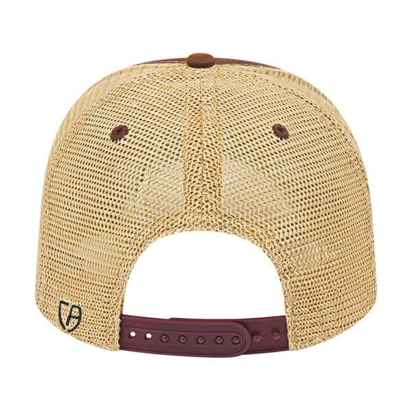 Premium vintage washed look mesh back trucker cap with comfort sweatband... from ASI 43792 Cap America Inc