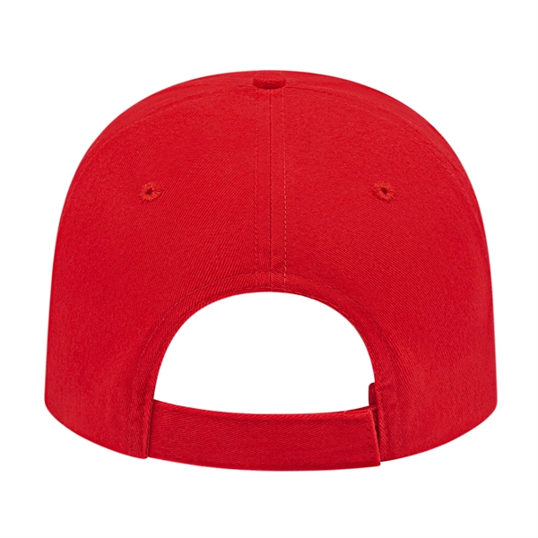 Low profile structured six panel brushed cotton twill cap with sandwich... from ASI 43792 Cap America Inc
