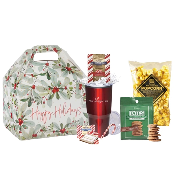 Happy Holiday Cocoa & Tumbler Gift Box... from ASI 89971 Stuff A Mug