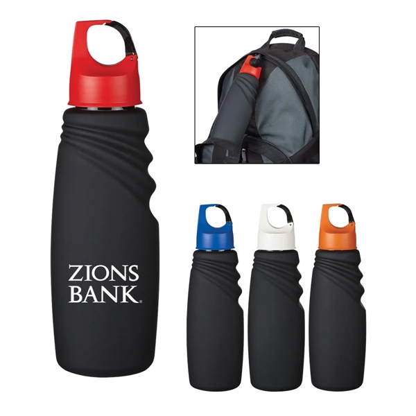 Optimized Summary Sports bottle with a matte finish and a carabiner... from ASI 61125 Hit Promotional Products / Hit®