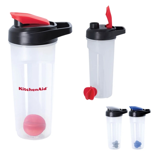 21 oz. BPA free bottle with screw-on, spill-resistant flip-top lid with... from ASI 61125 Hit Promotional Products / Hit®