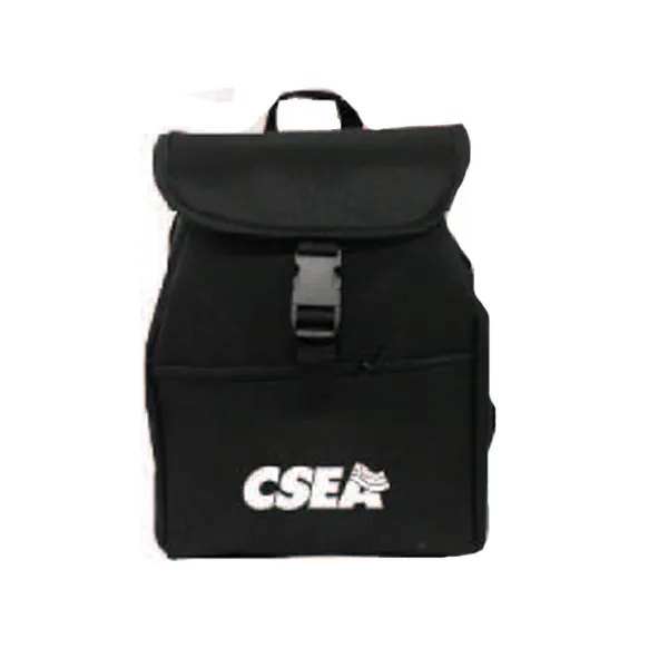 Economy backpack with zip close main compartment with zippered pocket on... from ASI 88782 Sport Systems Custom Bag Corp