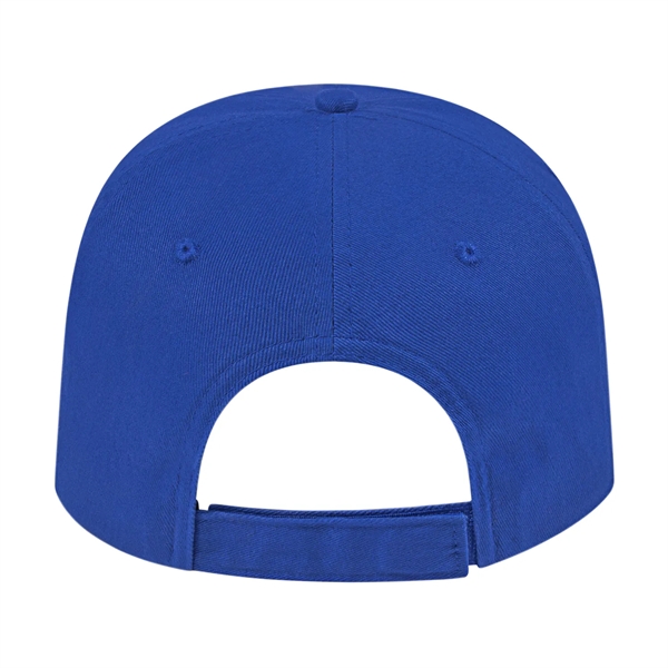 Low profile six panel structured cotton twill cap with two-piece hook... from ASI 43792 Cap America Inc
