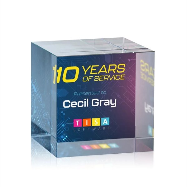 Granby Cube VividPrint™ Award is a lovely, highly polished cube in... from ASI 84592 St Regis Group / St Regis