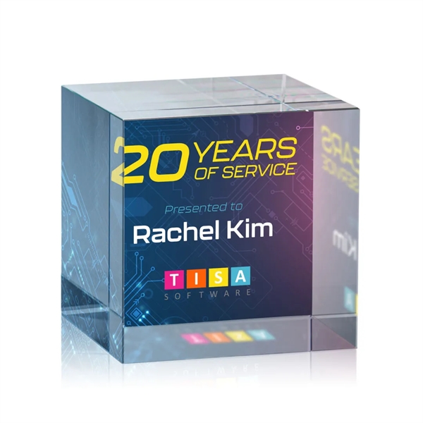 Granby Cube VividPrint™ Award is a lovely, highly polished cube in... from ASI 84592 St Regis Group / St Regis