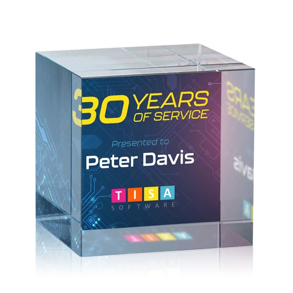 Granby Cube VividPrint™ Award is a lovely, highly polished cube in... from ASI 84592 St Regis Group / St Regis