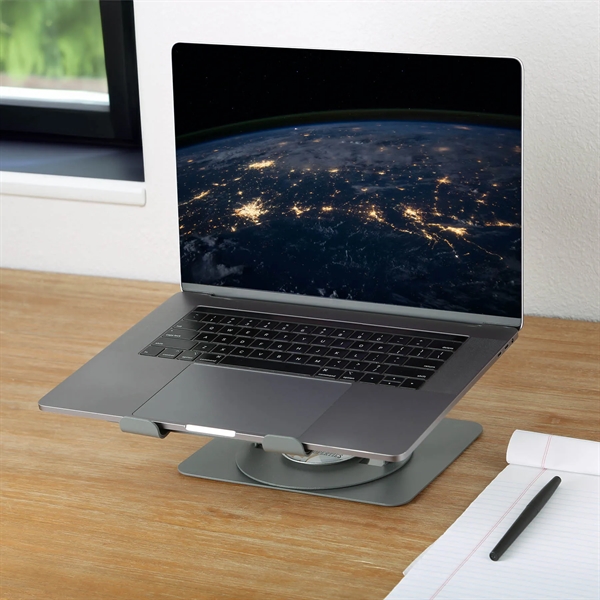 A durable 360-degree adjustable laptop stand.... from ASI 61966 HPG / HandStands HPG Gold