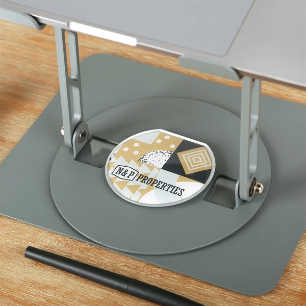 A durable 360-degree adjustable laptop stand.... from ASI 61966 HPG / HandStands HPG Gold