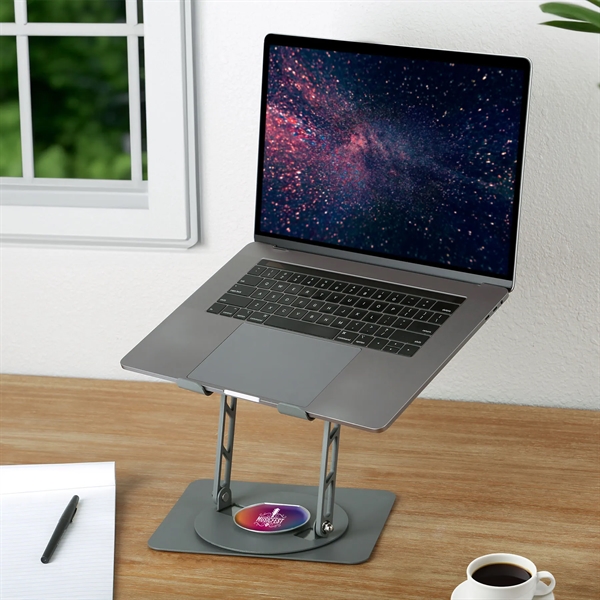 A durable 360-degree adjustable laptop stand.... from ASI 61966 HPG / HandStands HPG Gold