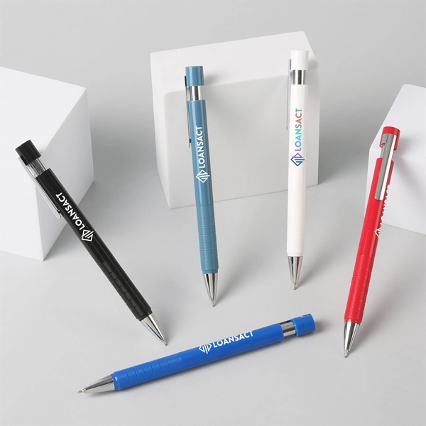 A sleek design pen with a grooved grip, smooth hybrid ink,... from ASI 61966 HPG / Hub Pen