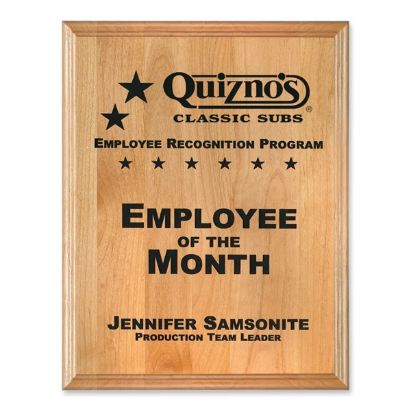 Genuine red alder wall plaque.... from ASI 84592 St Regis Group / St Regis