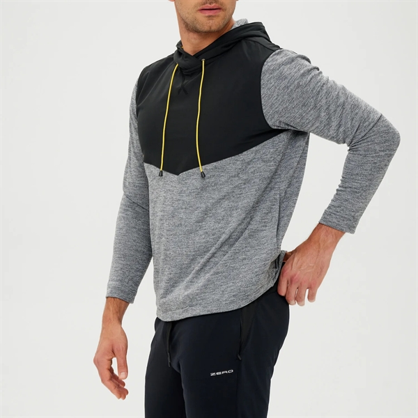 100% Polyester Thermal weave pique w/ stretch twill panels and hood.... from ASI 38120 Ball Pro / Diversified Quality Kitchenware / Branded Apparel Designs