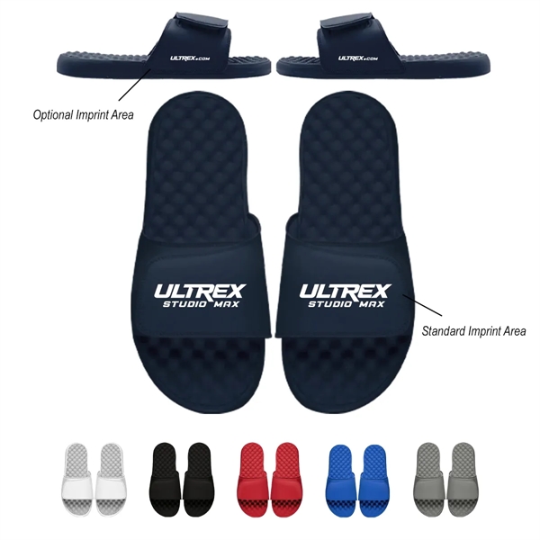 Slides with a slip-on cushion and an RPL molded footbed.... from ASI 61125 Hit Promotional Products