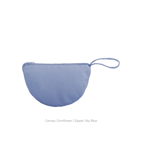 8.5" x 5.5" x 3.5" wedge-shaped natural, colored or denim canvas... from ASI 74710 Numo