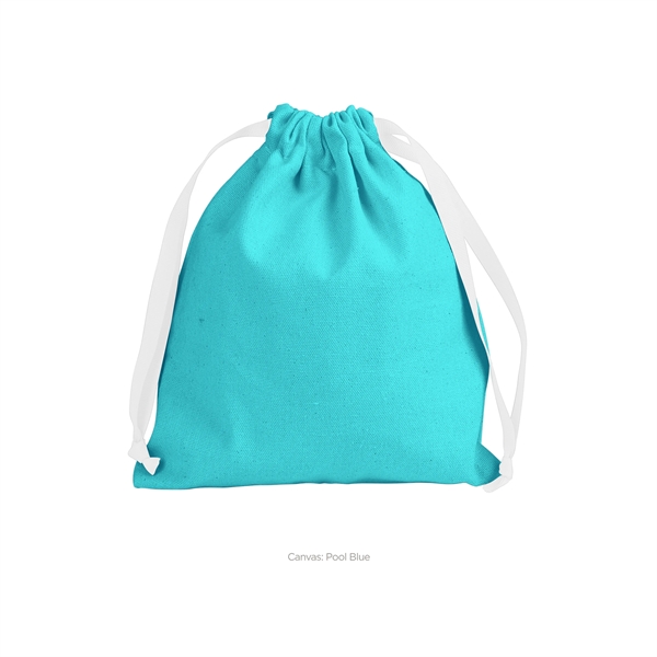 Simple large, flat canvas Goodie Four Shoes gift bag with a... from ASI 74710 Numo