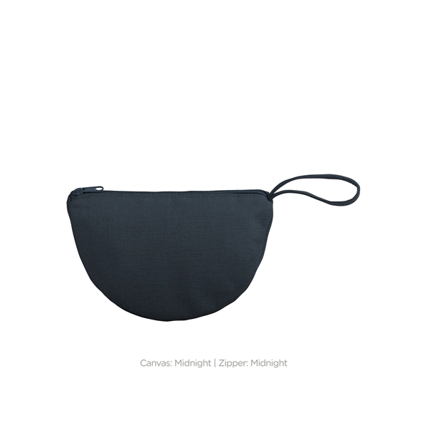 8.5" x 5.5" x 3.5" wedge-shaped natural, colored or denim canvas... from ASI 74710 Numo