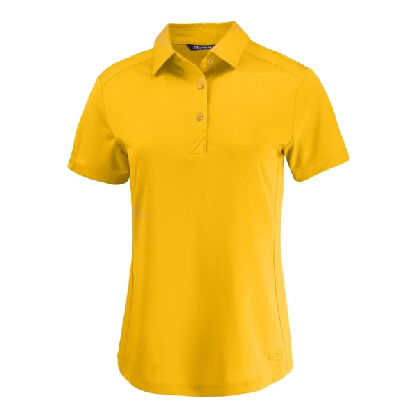 Women's polo with short sleeves, moisture-wicking performance UPF 50+ protection, and... from ASI 47965 Cutter & Buck