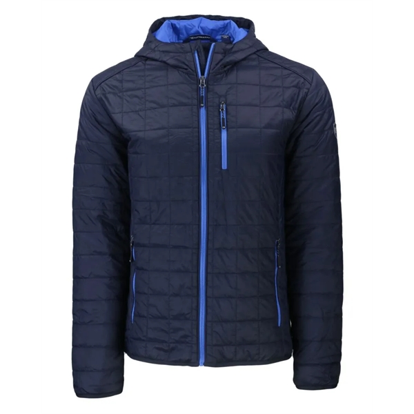Men's jacket with a full-zip, down-alternative insulation, hood, and wind and... from ASI 47965 Cutter & Buck