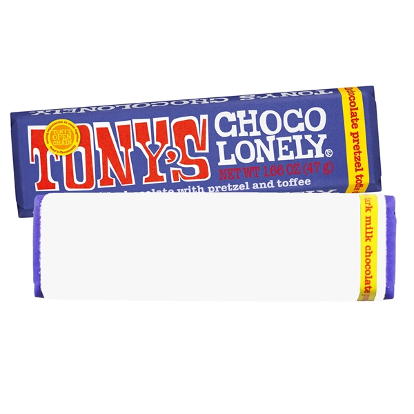 Small milk chocolate pretzel toffee bar; 1.66 oz.... from ASI 71685 Midnite Snax®