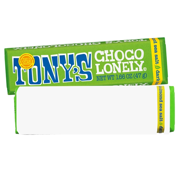 Small dark chocolate almond sea salt bar; 1.66 oz.... from ASI 71685 Midnite Snax®