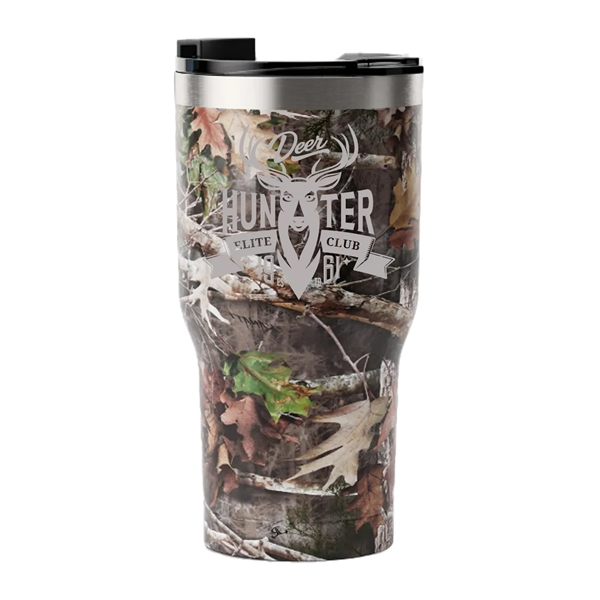 RTIC 20 ounce insulated stainless steel ringed tumbler with lid.... from ASI 74601 Calico