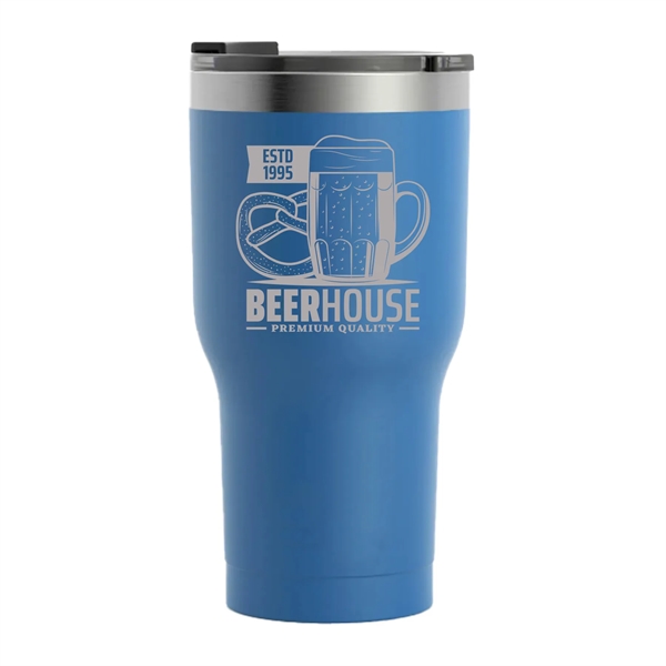 RTIC 20 ounce insulated stainless steel ringed tumbler with lid.... from ASI 74601 Calico