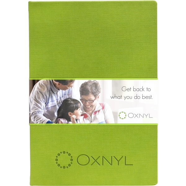 Journal with textured, faux leather hard cover and 80 sheets of... from ASI 91340 Journalbooks/Timeplanner Calendars