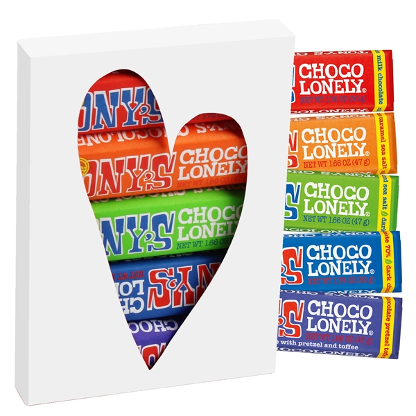 Heart Window Rainbow Taste Pack; includes a variety of chocolate bar... from ASI 71685 Midnite Snax®