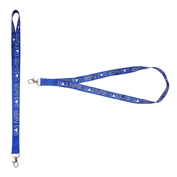 Sublimated polyester lanyard available in several colors and sizes for various... from ASI 37218 Athena Promo (tm)