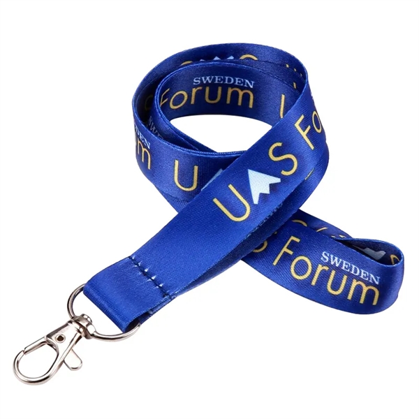 Sublimated polyester lanyard available in several colors and sizes for various... from ASI 37218 Athena Promo (tm)