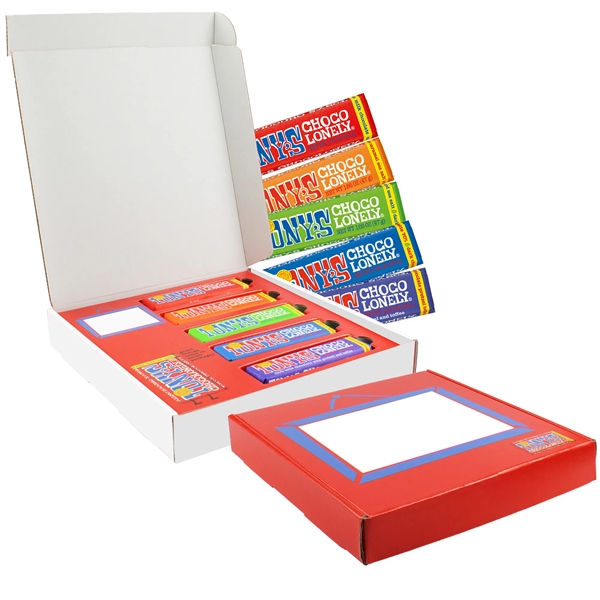 Small Chocolate Bar Gift Box; includes a variety of chocolate bar... from ASI 71685 Midnite Snax®