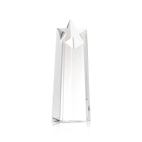 The Freestanding Delaware Star Award is an inspiring thick optical crystal... from ASI 84592 St Regis Group / St Regis