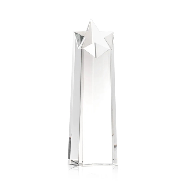 The Freestanding Delaware Star Award is an inspiring thick optical crystal... from ASI 84592 St Regis Group / St Regis