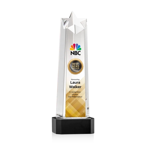 The Delaware Star VividPrint™ Award on Base is a thick Optical... from ASI 84592 St Regis Group / St Regis