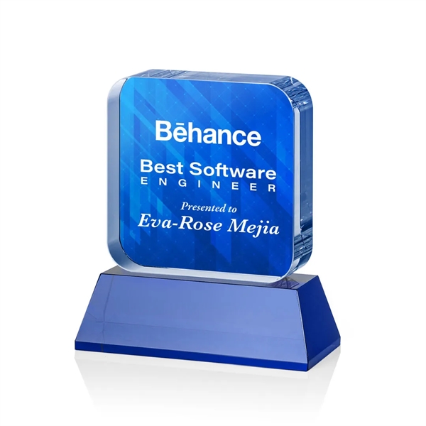 Flamborough VividPrint™ Award on Base - Blue... from ASI 84592 St Regis Group / St Regis