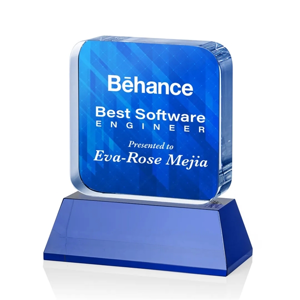 Flamborough VividPrint™ Award on Base - Blue... from ASI 84592 St Regis Group / St Regis