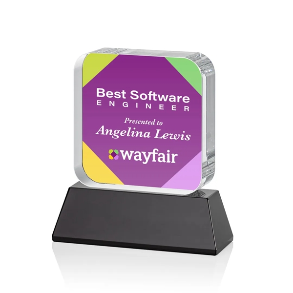 Flamborough VividPrint™ Award on Base - Black... from ASI 84592 St Regis Group / St Regis