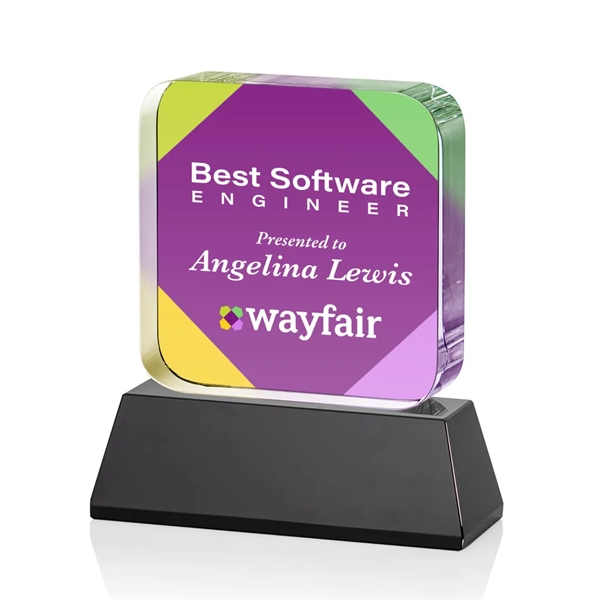 Flamborough VividPrint™ Award on Base - Black... from ASI 84592 St Regis Group / St Regis