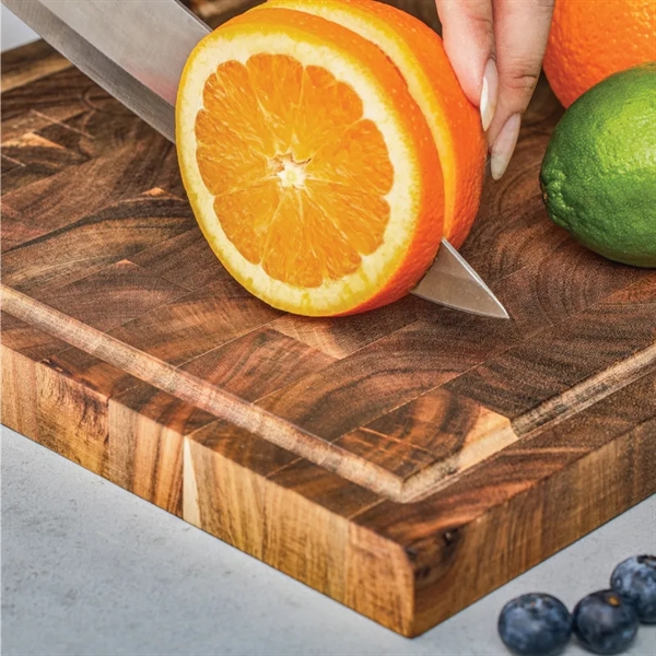 Handcrafted acacia wood end grain butcher block cutting board.... from ASI 57655 STOPNGO Line