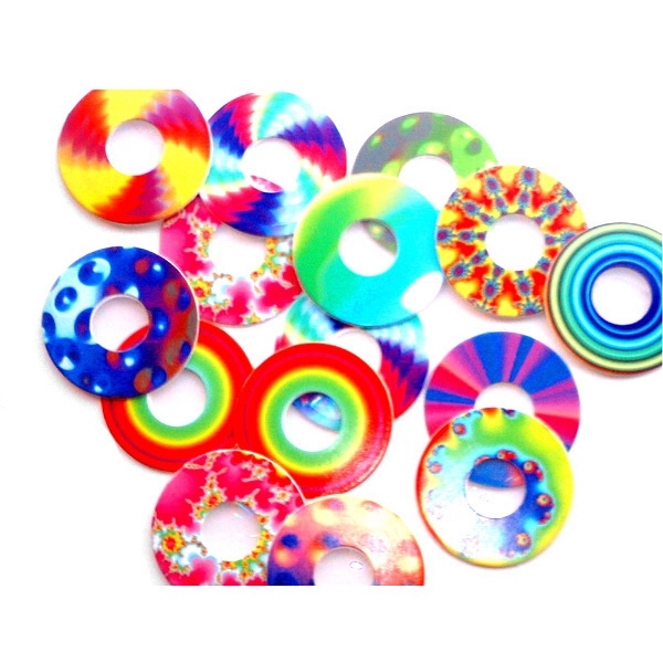 POGS, Rainbow Peep Holes, Tokens, Milk Bottle Cap Inserts - Stock... from ASI 80485 Rainbow Symphony Inc / Rainbow Symphony