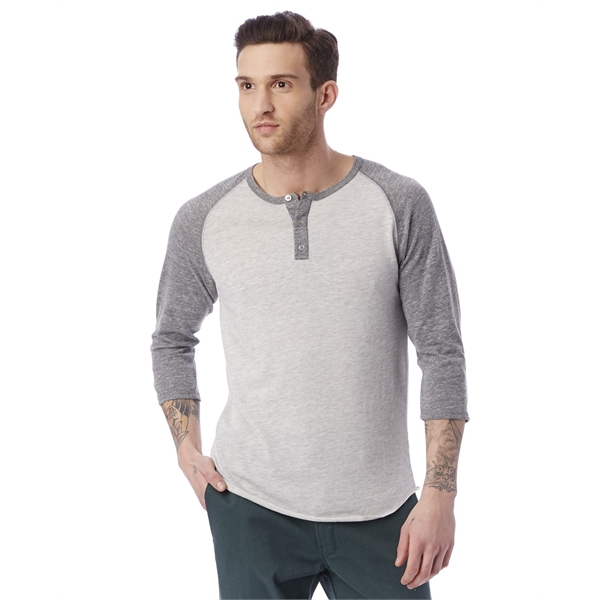 Alternative Unisex Eco-Jersey™ 3/4-SleeveRaglan Henley... from ASI 34063 alphabroder