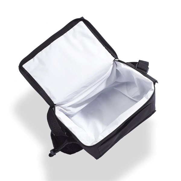 Top zipper insulated lunch bag with mesh pocket plus 1 color... from ASI 37218 Athena Promo (tm)