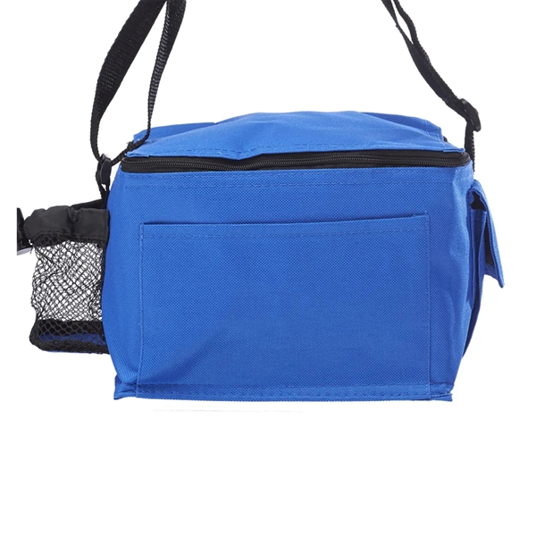 Top zipper insulated lunch bag with mesh pocket plus 1 color... from ASI 37218 Athena Promo (tm)