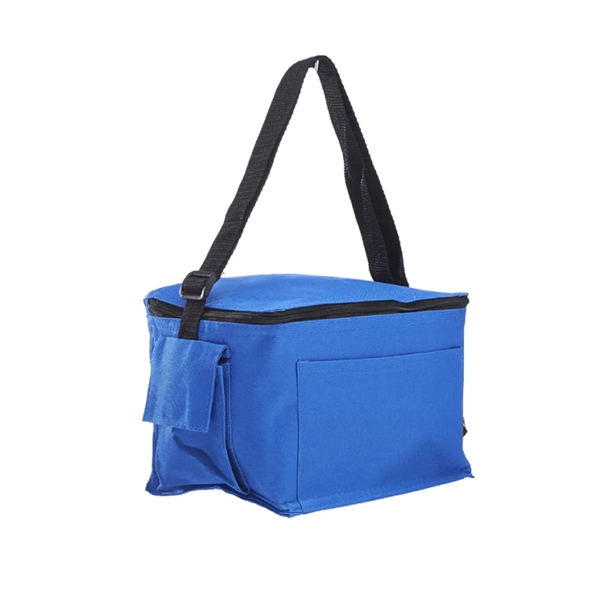 Top zipper insulated lunch bag with mesh pocket plus 1 color... from ASI 37218 Athena Promo (tm)
